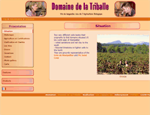 Tablet Screenshot of la-triballe.com